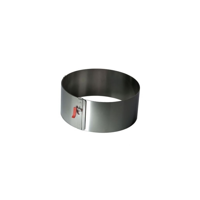 LARES Cercle à tarte inox 18-30cm