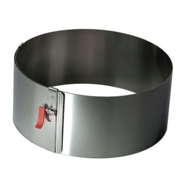 LARES Cercle à tarte inox 18-30cm