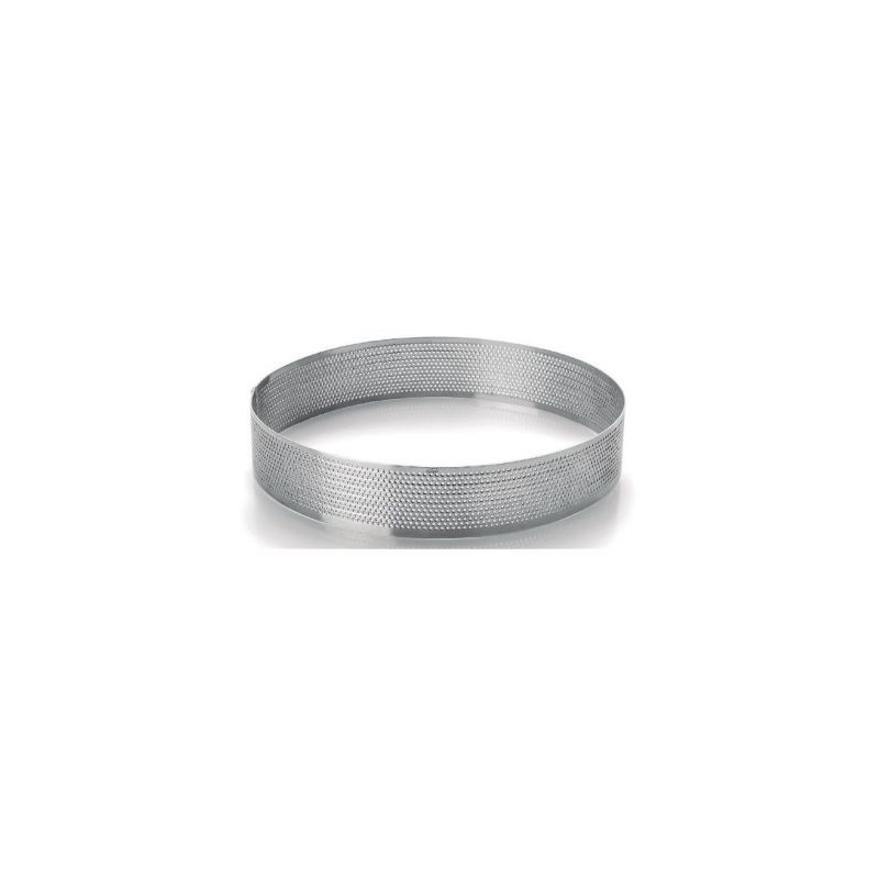 Lacor Cercle à tarte rond perforé 20cm inox