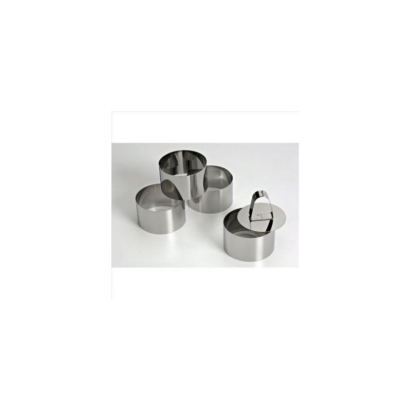 LARES Lot de 4 cercles à mousse 7.5cm + poussoir