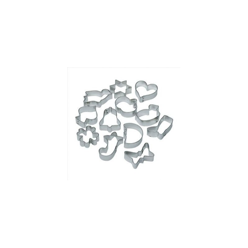 LARES Découpoir assortis noël x12 s/cte 1012