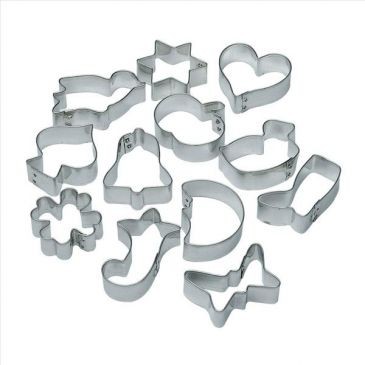 LARES Découpoir assortis noël x12 s/cte 1012
