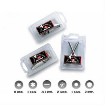 Lacor Lot de 6 douilles variées inox