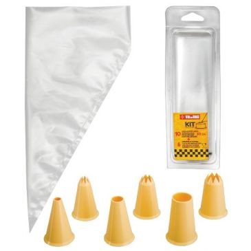 IBILI Poches jetables 30cm sachet de 10 + 6douilles