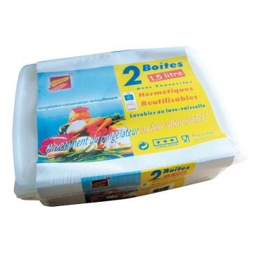 ELBE Boîte alimentaire 1.5L x2