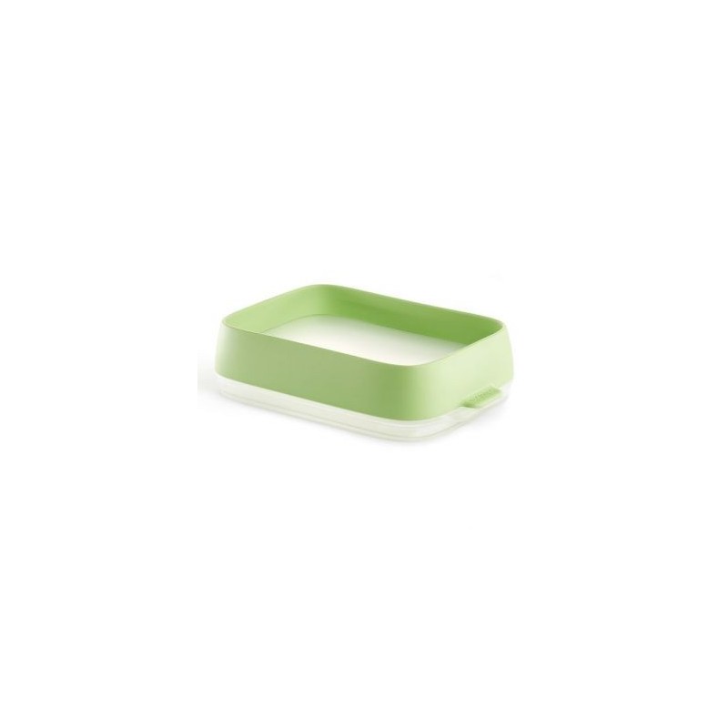 LEKUE Plateau de conservation silicone reutilisable 23cm