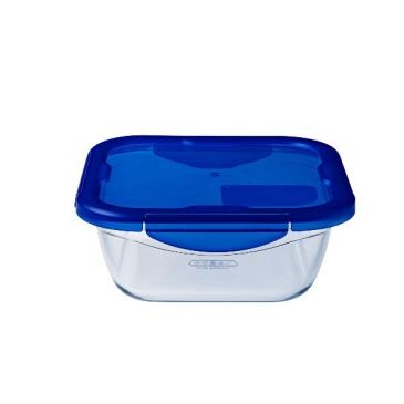 PYREX Plat carré Cook & Go 0,85L D.16cm verre