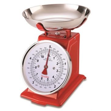 TERRAILLON Balance mécanique 5kg rétro rouge tradition 500