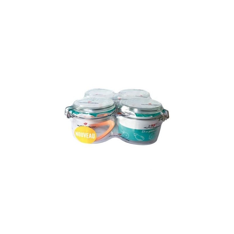HUTCHINSON Bocal à conserves hutchinson 1/2L x4