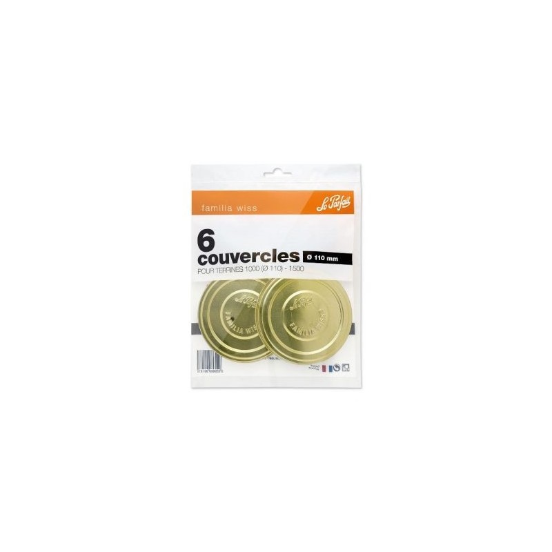 CDP DISTRIBUTION Bouchon familia wiss 110mm sachet de 6