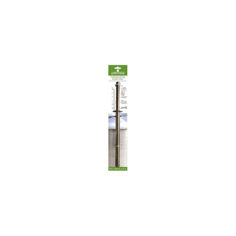 CDP DISTRIBUTION Thermomètre gaine acier inox Le Pratique