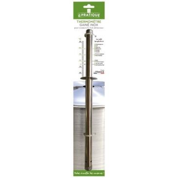 CDP DISTRIBUTION Thermomètre gaine acier inox Le Pratique