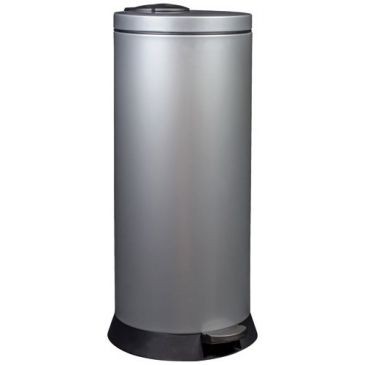 ROSSIGNOL Poubelle Magic 30l gris métal