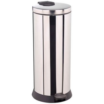 ROSSIGNOL Poubelle Magic 30l inox brillant