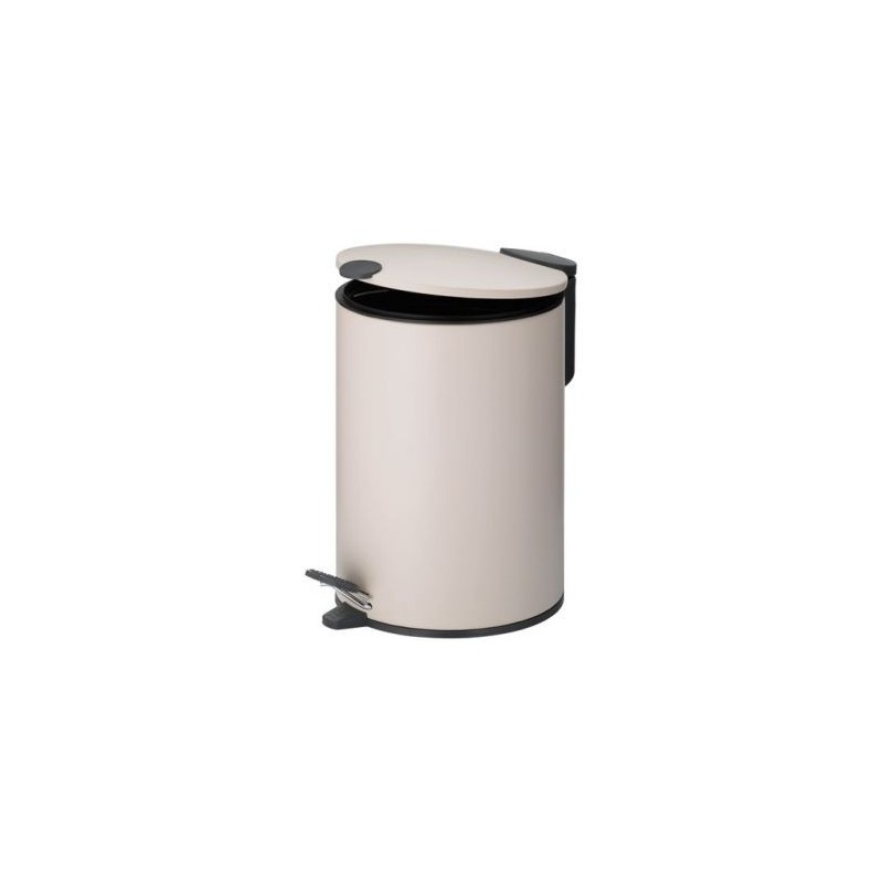 KELA Poubelle 3l mats 23cm métal beige