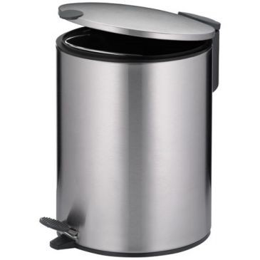 KELA Poubelle 5l mats 27cm inox mat