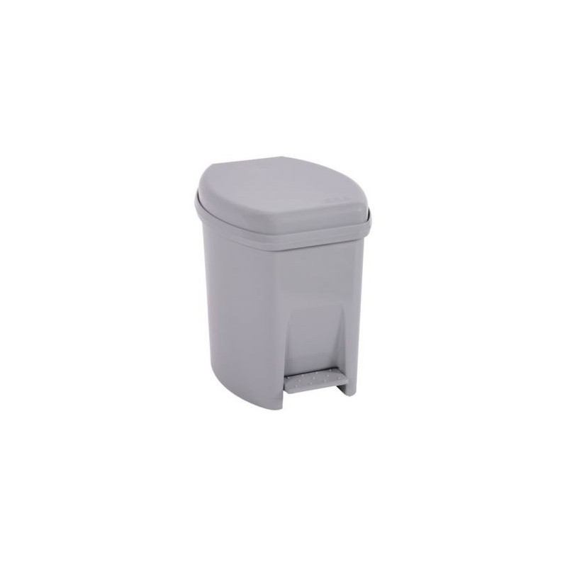 Eda Poubelle salle de bain 6l à pédale avec seau intérieur