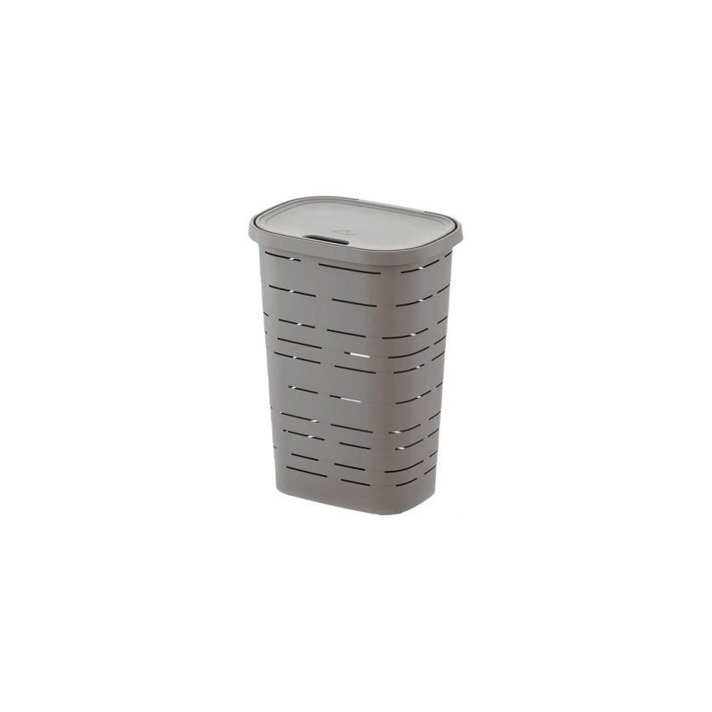 M-HOME Coffre à linge signature 55l gris