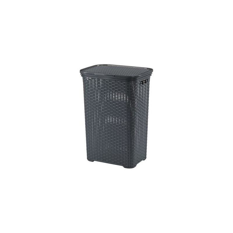 KELA Corbeille linge brasilia anthracite 43,5x33,5x60 cm