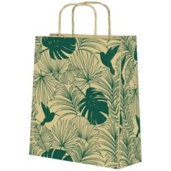 Sac cabas green pois à base d herbe 24x32cm