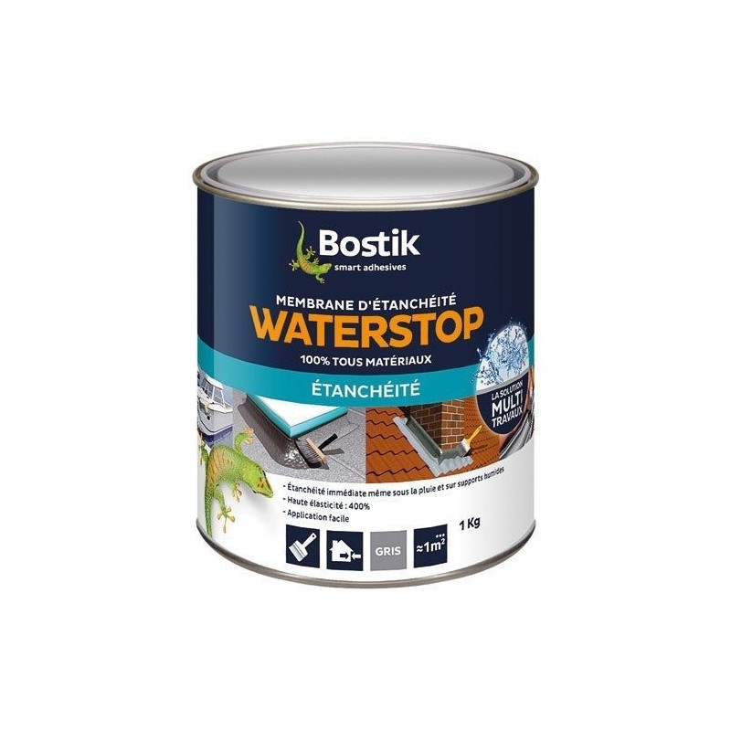 Bostik Water stop revêtement d'étanchéité boîte 1kg