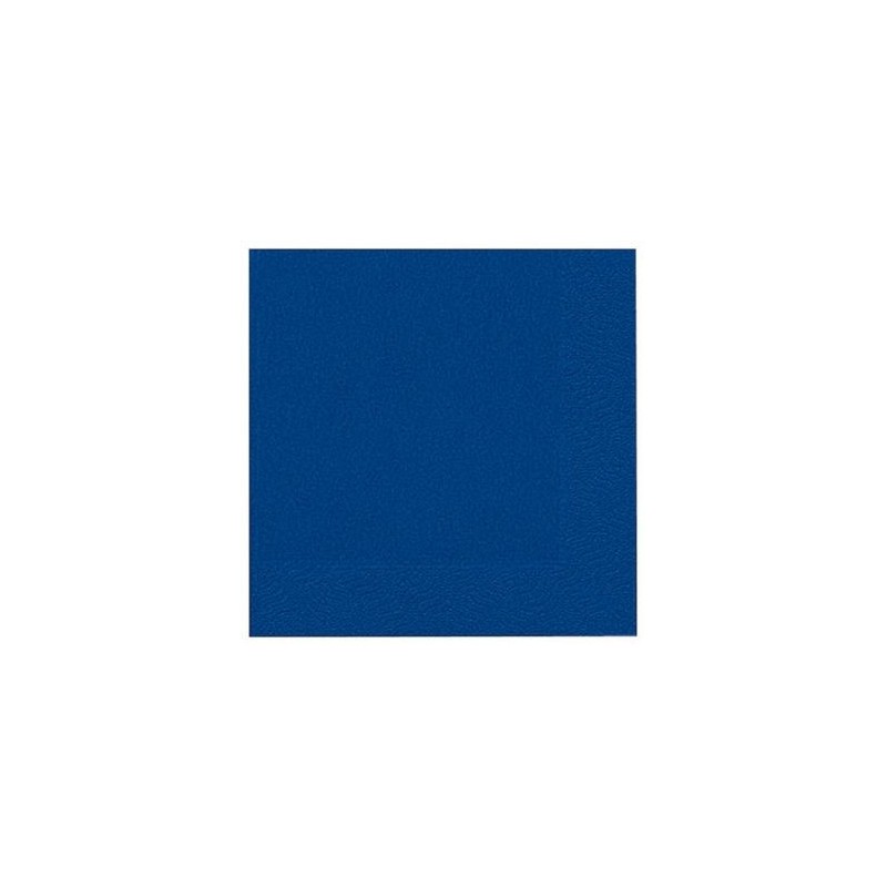 DUNI Serviette oueat 33x33cm 3 plis x20 bleu foncé