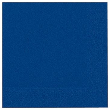 DUNI Serviette oueat 33x33cm 3 plis x20 bleu foncé