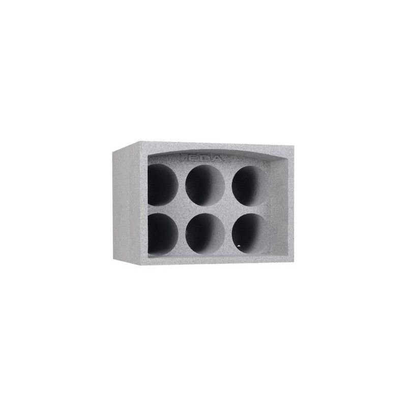 Eda Casier polystirene expansé 6 bouteilles