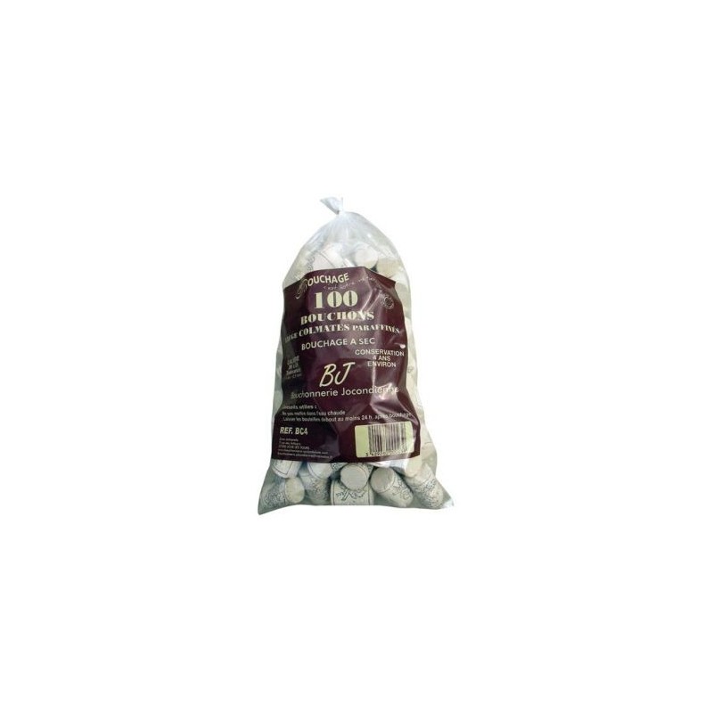 BOUCHONNERIE JOCONDIENNE Bouchon cylin.38x24colmat.sac100