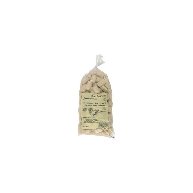 BOUCHONNERIE JOCONDIENNE Bouchon cylin.38x24colmat.sac100