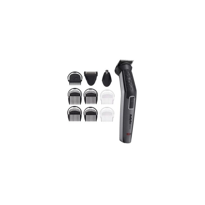 BABYLISS Tondeuse multifonction 10en1 rech coupe 1 a 8mm tondeuse nez