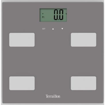 TERRAILLON Pèse-personne impédancemétrie verre control fit 160kg/100