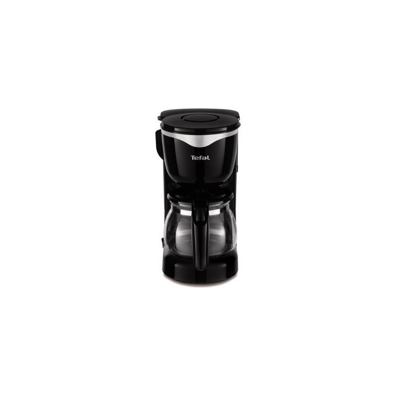TEFAL Cafetière 6 tasses noir inox