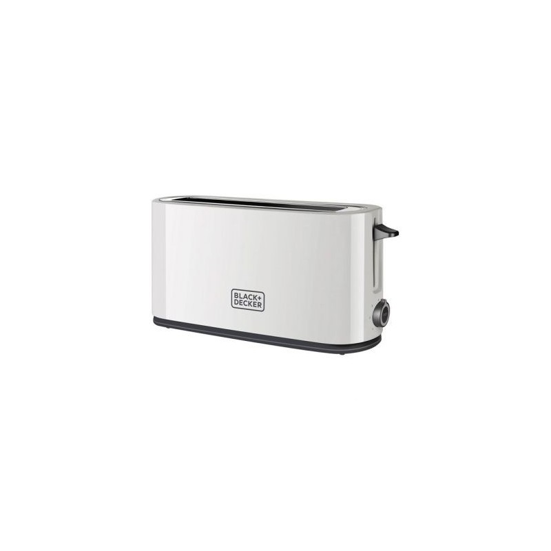 BLACK & DECKER TAURUS Grille pain 1 tranche extra longue 1000w blanc