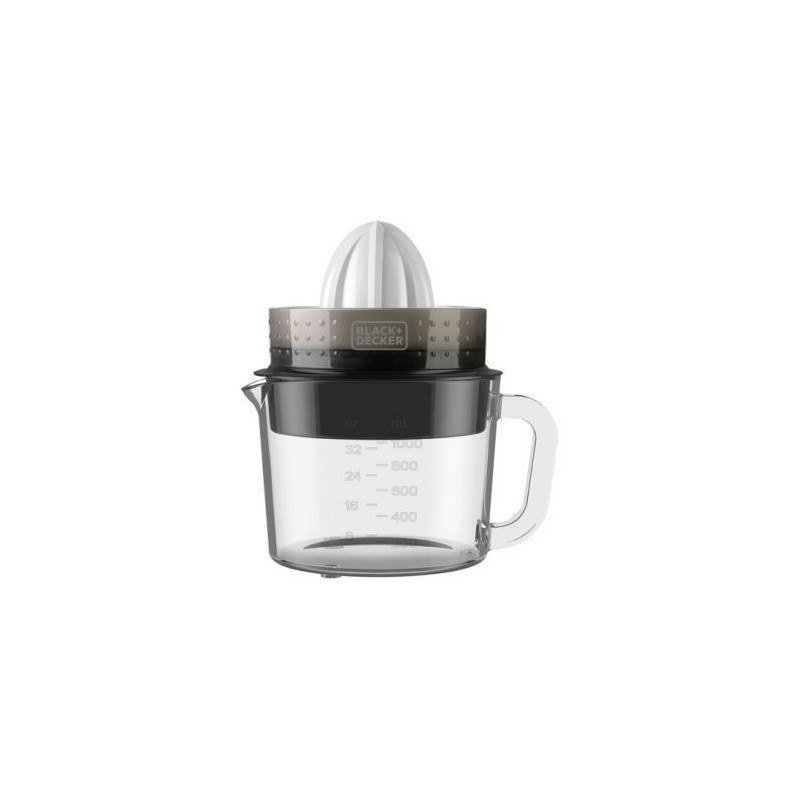 BLACK & DECKER TAURUS Presse-agrumes carafe verre 1L 2 cones