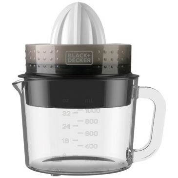 BLACK & DECKER TAURUS Presse-agrumes carafe verre 1L 2 cones