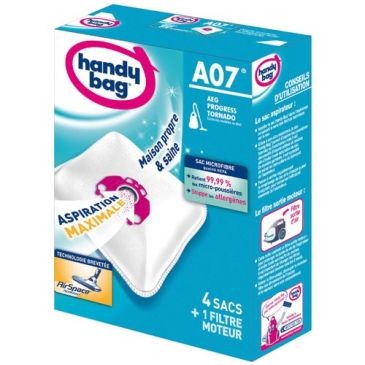 ASPIFILTER Sac aspirateur handy bag non tissé x4 aeg A07