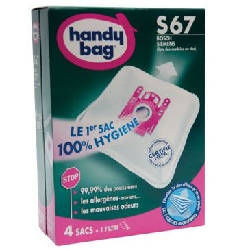 ASPIFILTER Sac aspirateur handy bag non tissé x4 bosch s67