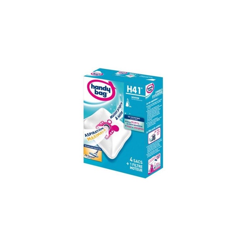 ASPIFILTER Sac aspirateur handy bag non tissé x4 hoover h41