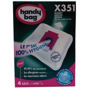 ASPIFILTER Sac aspirateur handy bag non tissé x4 hoover x351