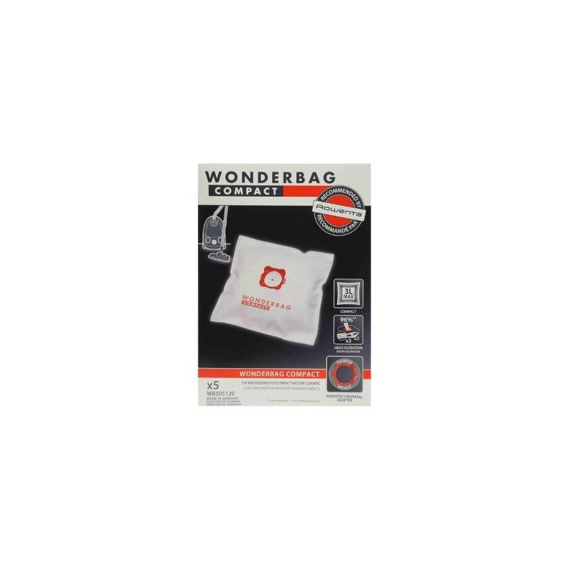 SEB INTERNATIONAL SERVICE Sac aspi.x5 wonderbag compact