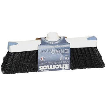 Thomas Balai fibre noire dure renfort bleu gamme ergotouch