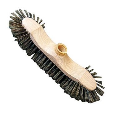 Domergue Balai 39cm 1/2 tête bois brut soie grise s45 douille écolo