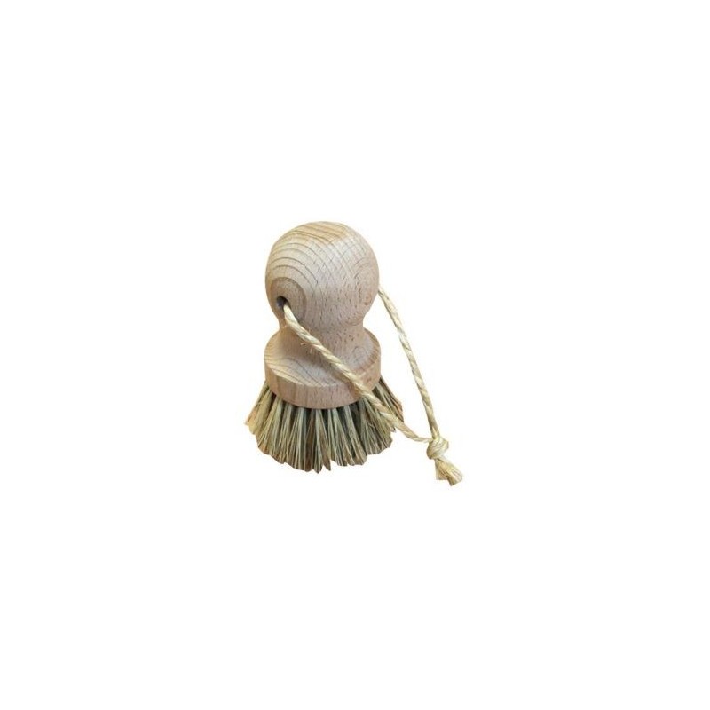 Domergue Brosse à légumes boule bois brut mélange union écolo