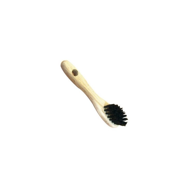 Domergue Palot à cirage bois brut écolo percé soie noire