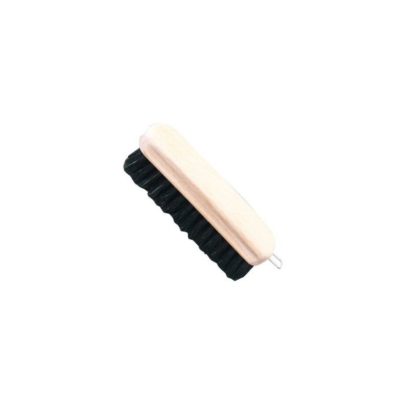 Domergue Polissoir chaussure L:135 bois brut écolo fibre soie noire