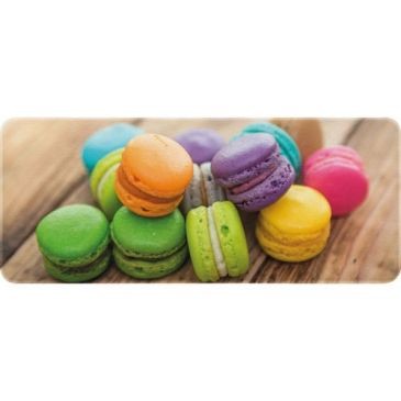 IDMAT Tapis decor de cuisine macarons minis 50x120 cm
