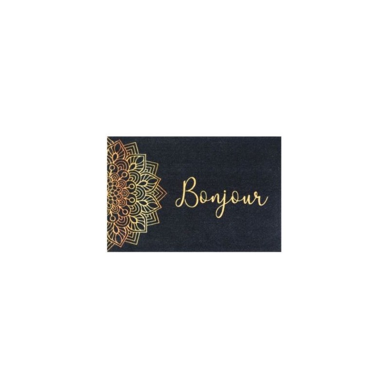 IDMAT Tapis boston 50x80cm mandala bonjour