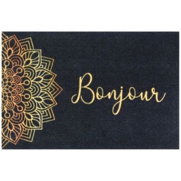 IDMAT Tapis boston 50x80cm mandala bonjour