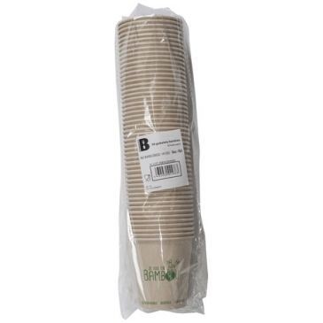 B FOODING Gobelets bambou 6oz 18cl x50